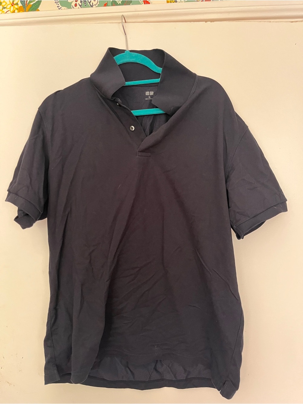 UNIQLO Men's Navy Golf Polo Shirt
